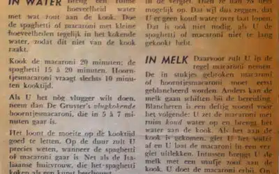 Van wit brood tot rendang: de ontwikkeling van Nederlandse recepten sinds de Tweede Wereldoorlog