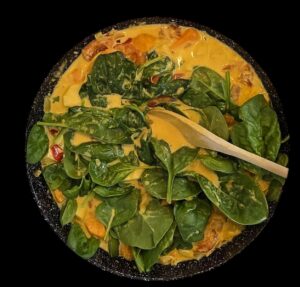 zoete aardappelcurry
